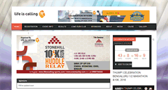 Desktop Screenshot of lifeiscalling-sports.com